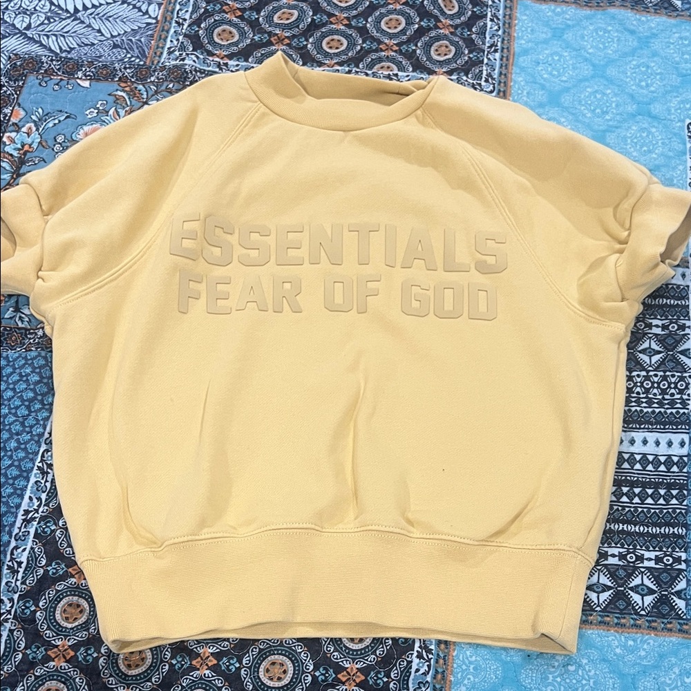Fear of God Essentials Soft Yellow Crewneck